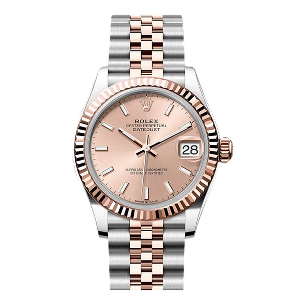 Rolex Datejust 31 Stainless Steel/ Rose Gold / Fluted / Rose / Jubilee