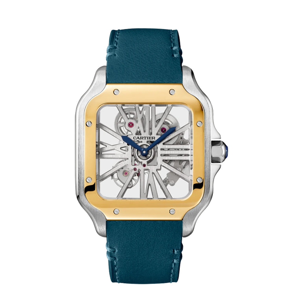 Cartier Santos de Cartier Large Skeletonised/Openwork Dial Straps