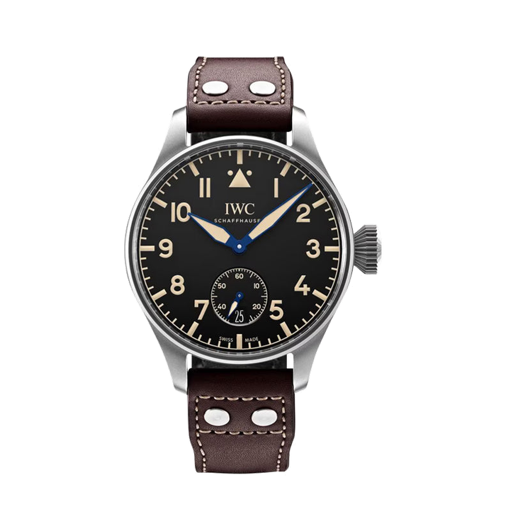 IWC Big Pilot's Heritage Watch 48 Black Dial Straps