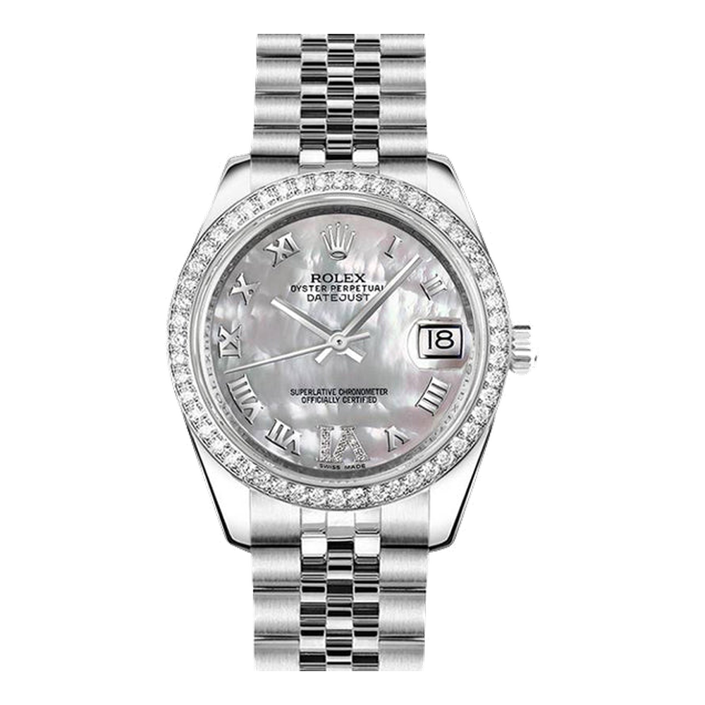Rolex Datejust 31 Stainless Steel Diamond / Jubilee / MOP - Roman