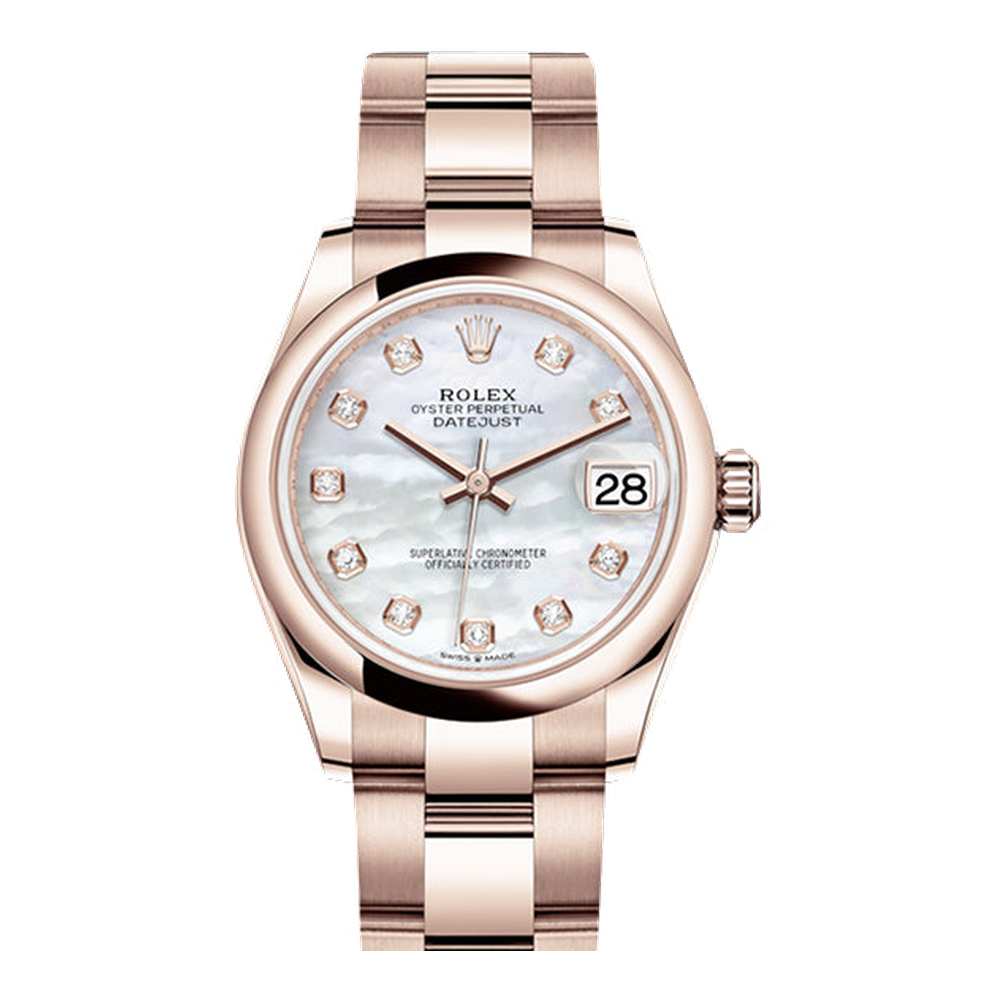 Rolex Datejust 31 Rose Gold / Domed / MOP / Oyster