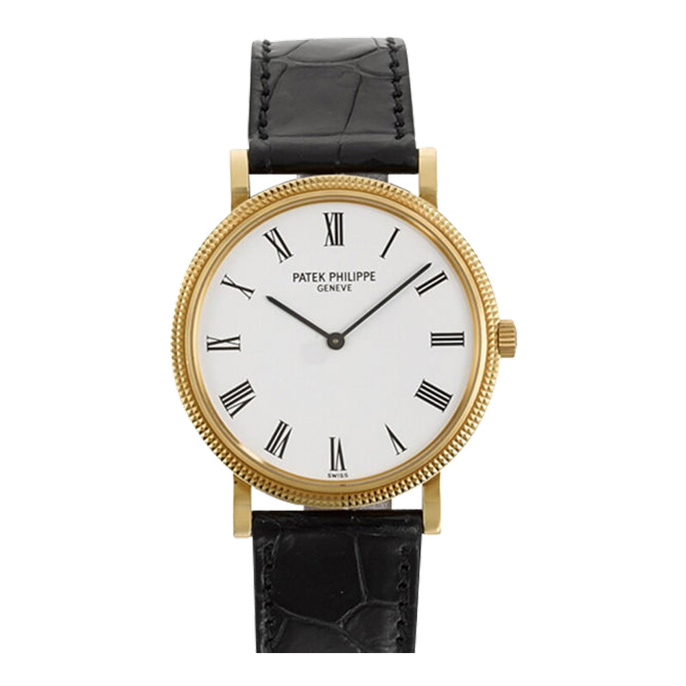 Patek Philippe Calatrava 5120 White Gold White Dial Straps