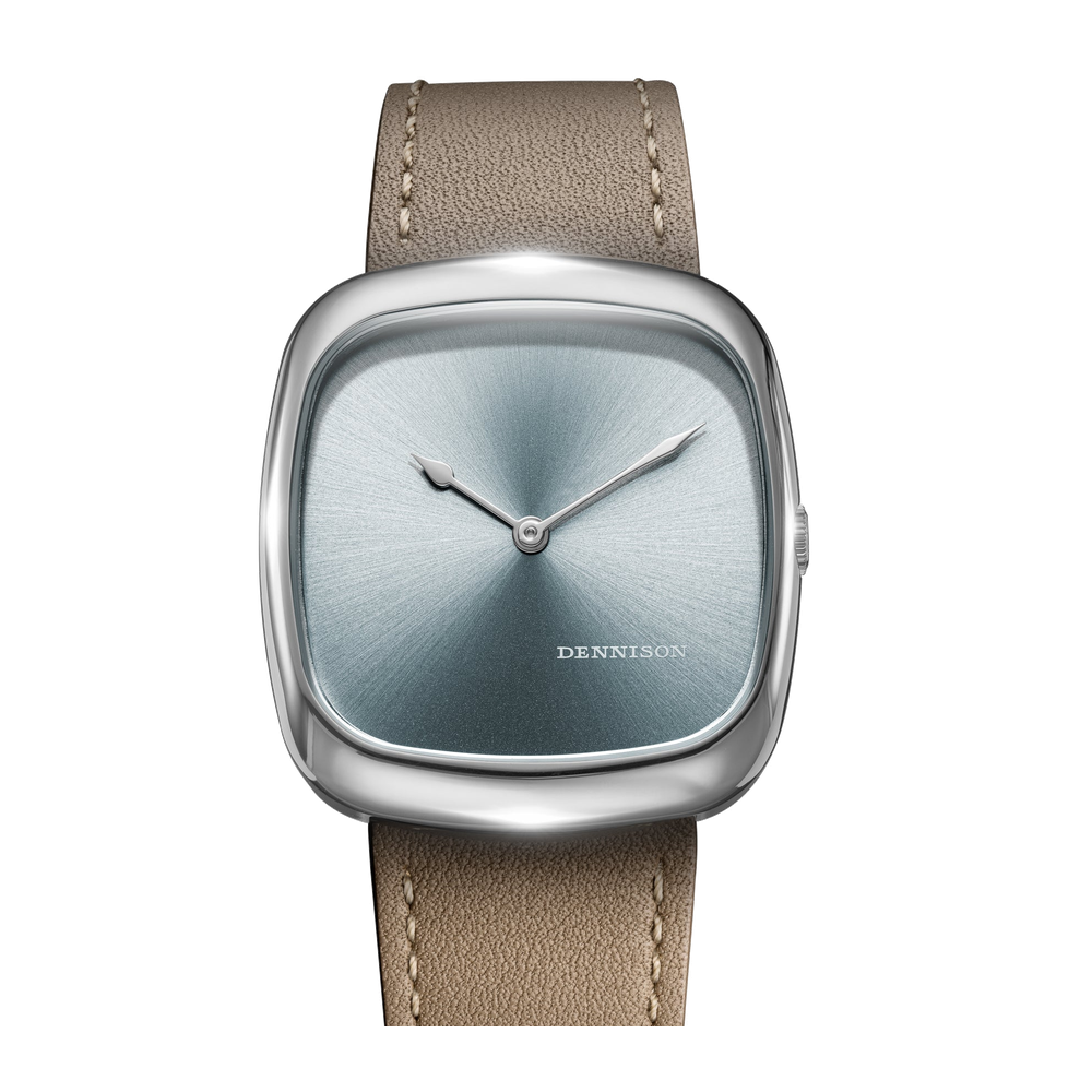 Dennison Sunray Ice Blue In Steel Blue/Navy Dial Straps