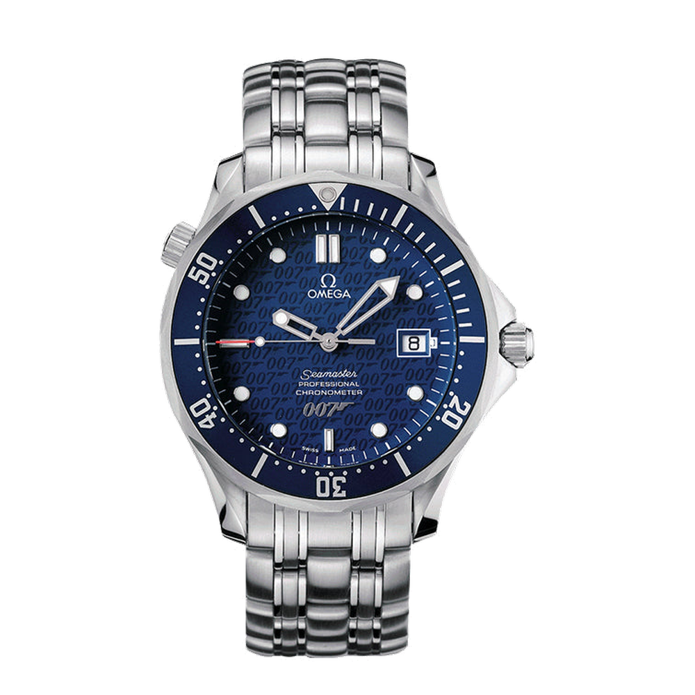Omega Diver 300M Automatic 41 Stainless Steel / Blue / Bracelet / James Bond 40th Anniversary Blue/Navy Dial Straps