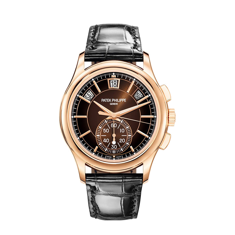 Patek Philippe Annual Calendar Chronograph 5905 Rose Gold / Brown