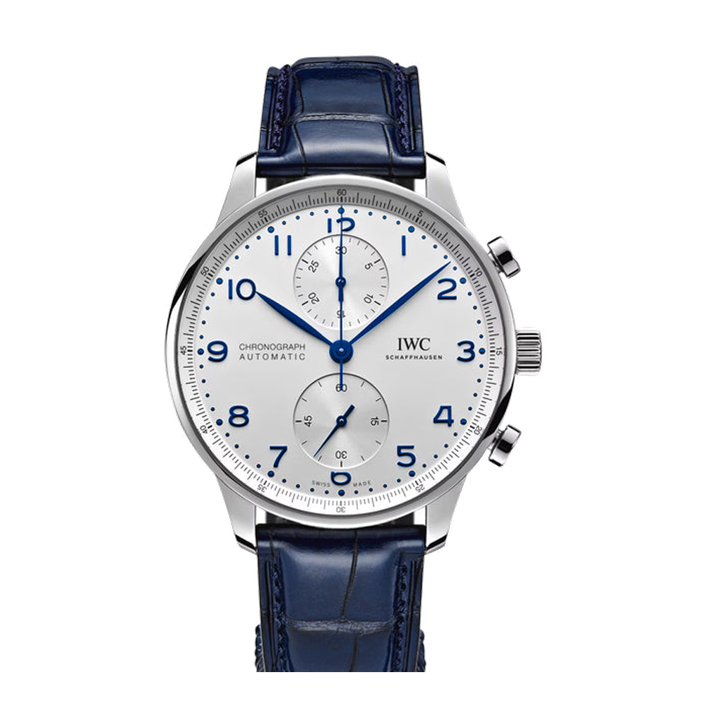 IWC Portugieser Chronograph White Dial Straps
