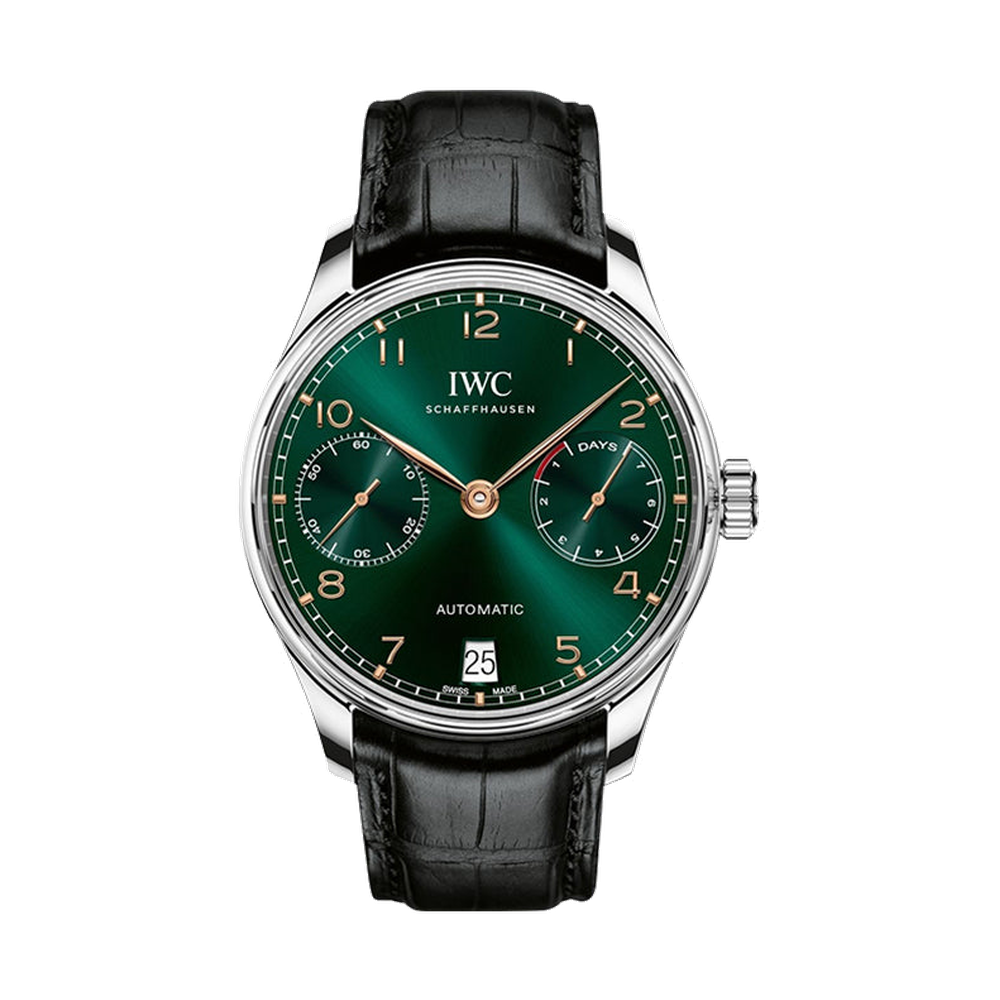 IWC Portugieser Automatic 5007 Stainless Steel / Green / Kuwait