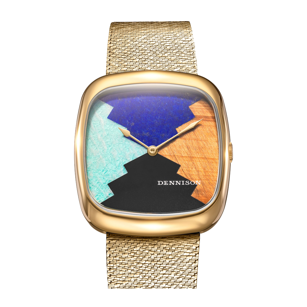 Dennison ALD Elements In Gold Multi Dial Straps