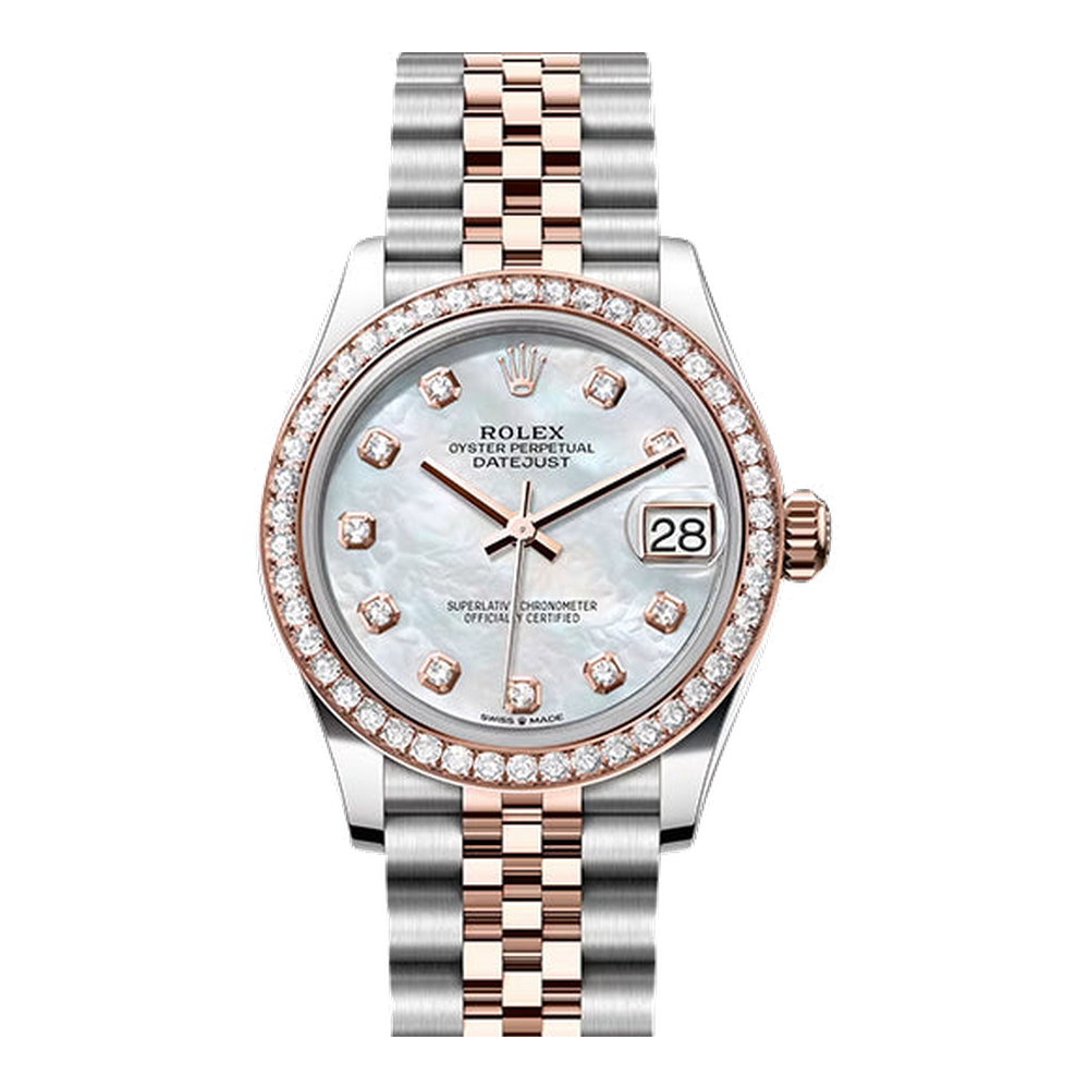 Rolex Datejust 31 Stainless Steel/ Rose Gold / Diamond / MOP / Jubilee