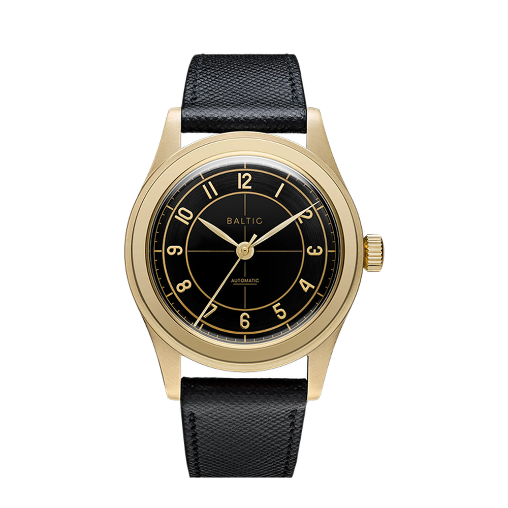 Baltic HMS 002 Gold PVD Black Black Dial Straps