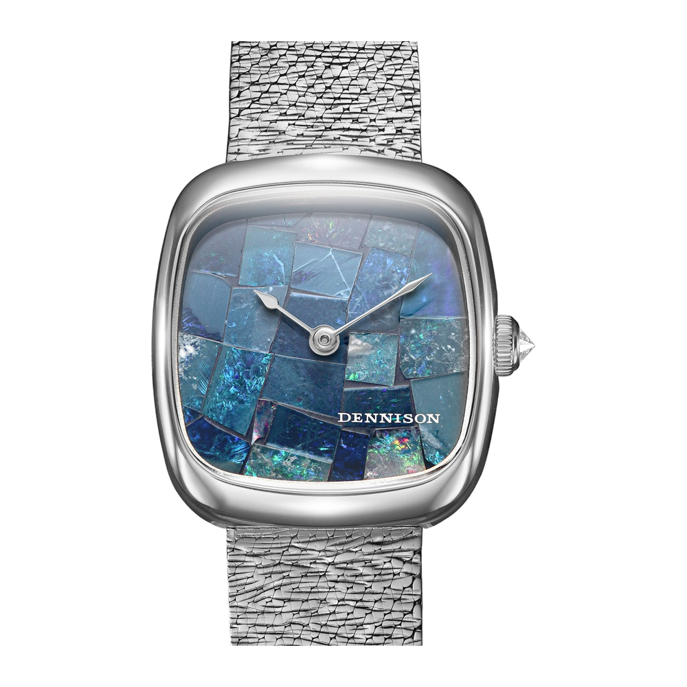 Dennison Mini Opal in Steel Blue/Navy Dial Straps