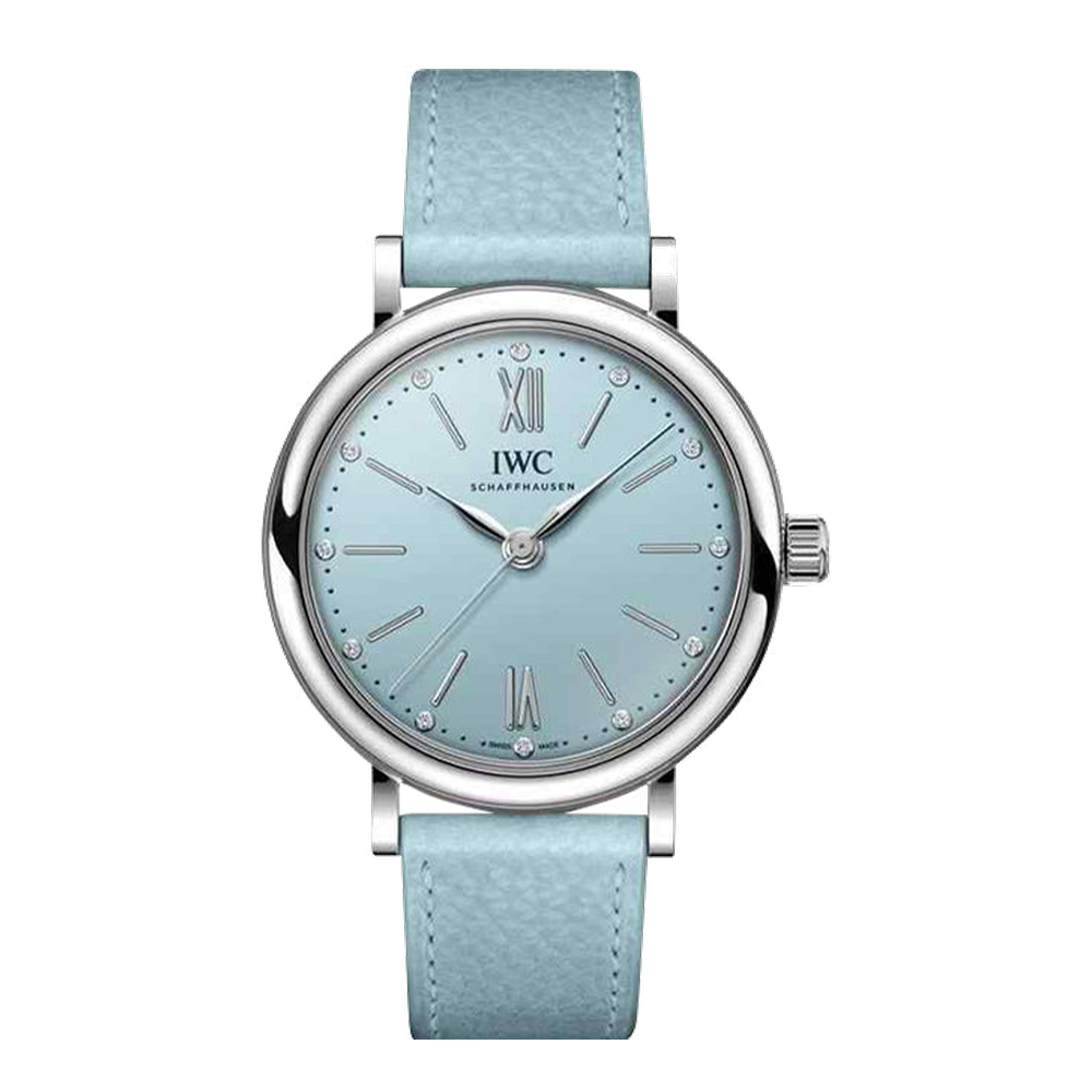 IWC Portofino 34 Stainless Steel / Sunny Blue
