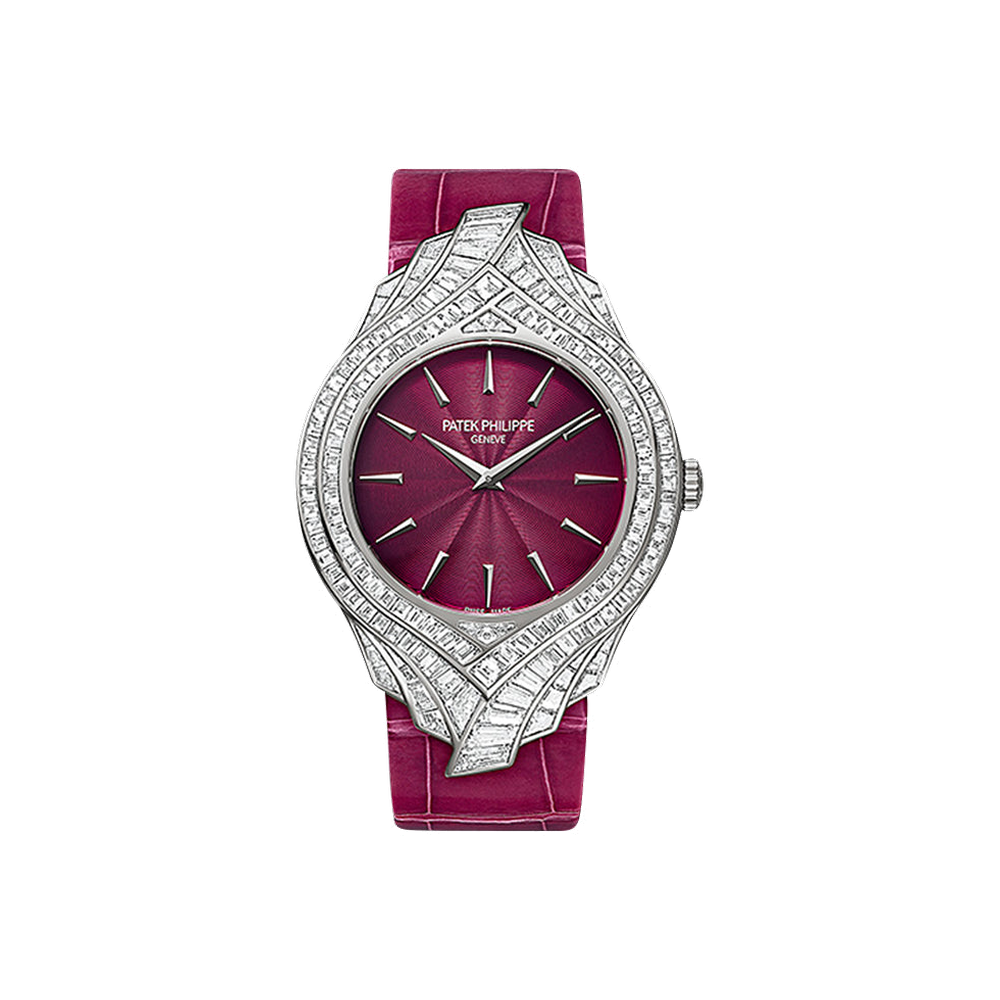Patek Philippe Calatrava 4895 White Gold / Bordeaux