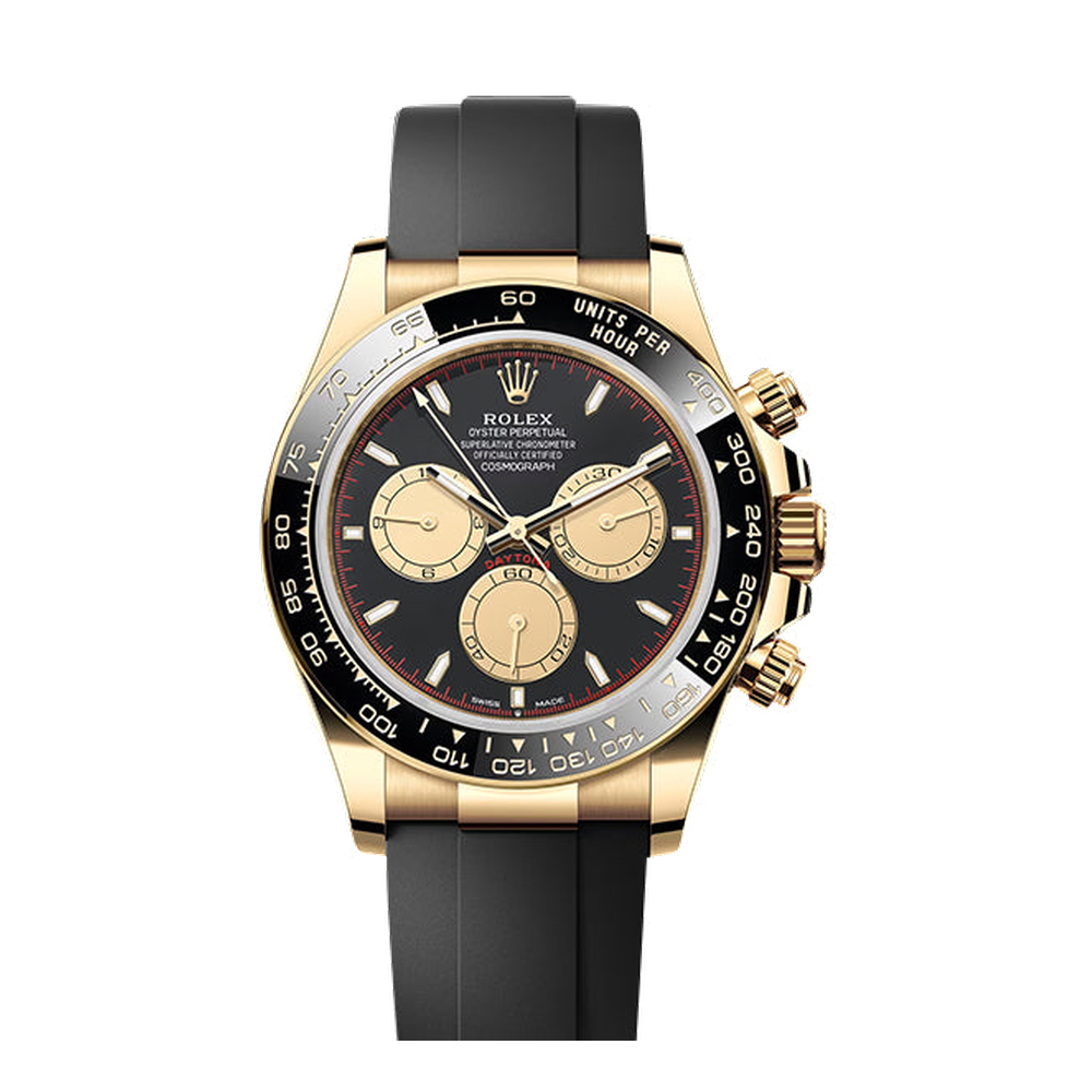 Rolex Cosmograph Daytona Yellow Gold - Cerachrom / Black - Champagne / Oysterflex
