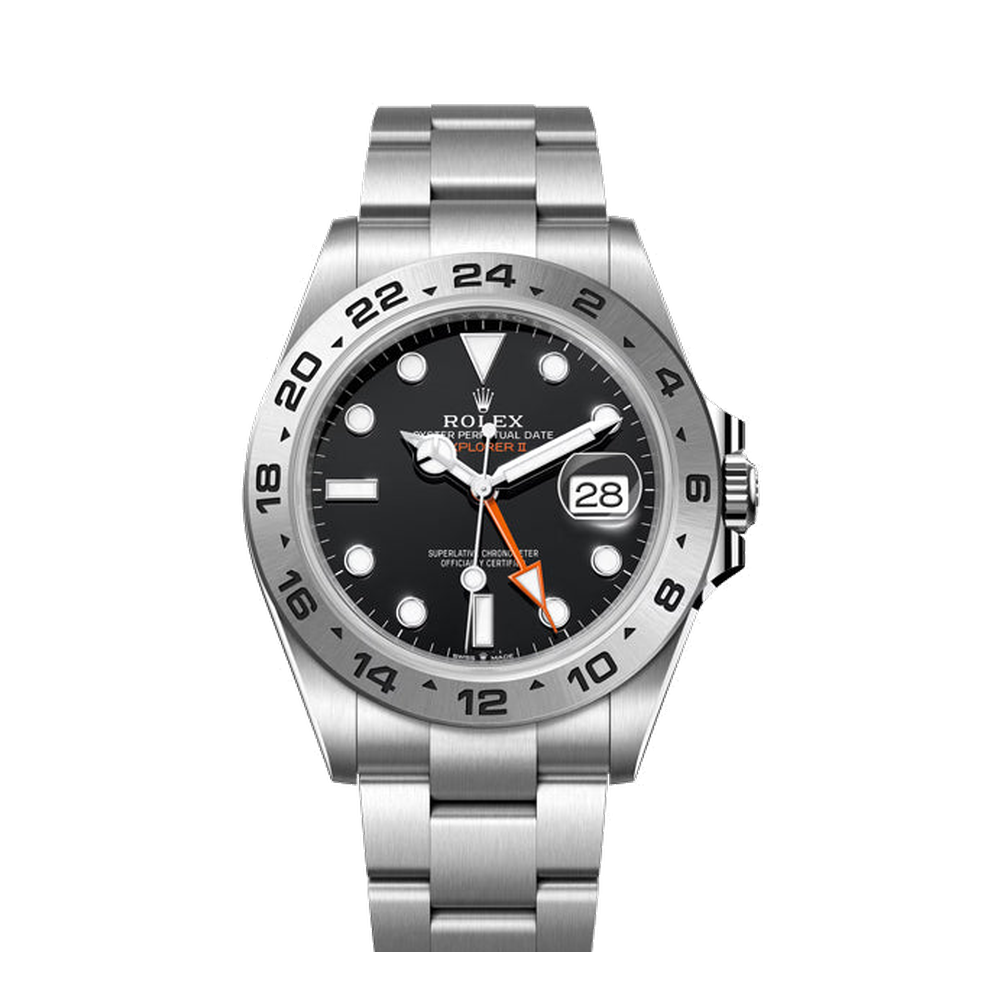 Rolex Explorer II Black Dial Straps