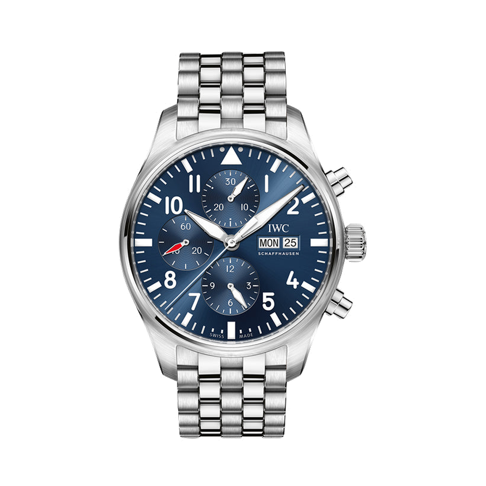IWC Pilot's Watch Chronograph Stainless Steel / Le Petit Prince / Bracelet