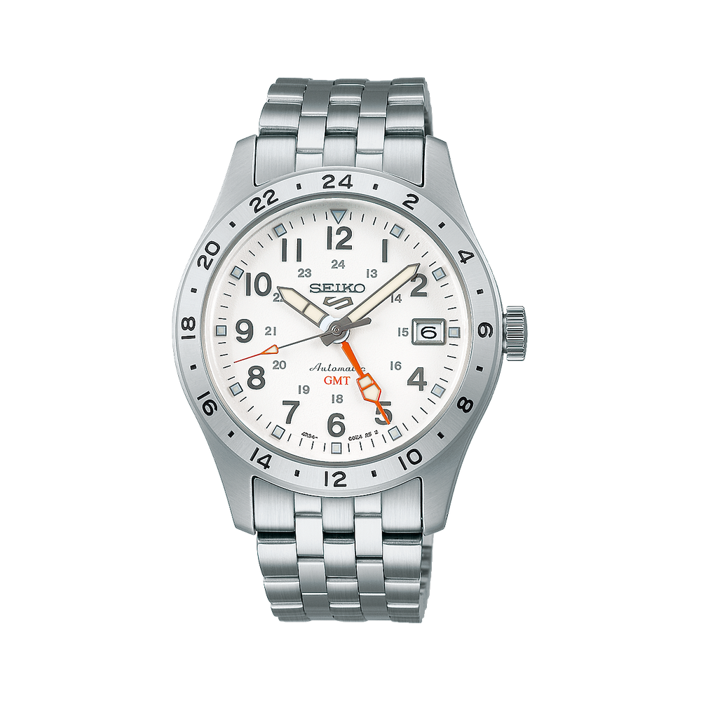 Seiko Field GMT White Dial Straps