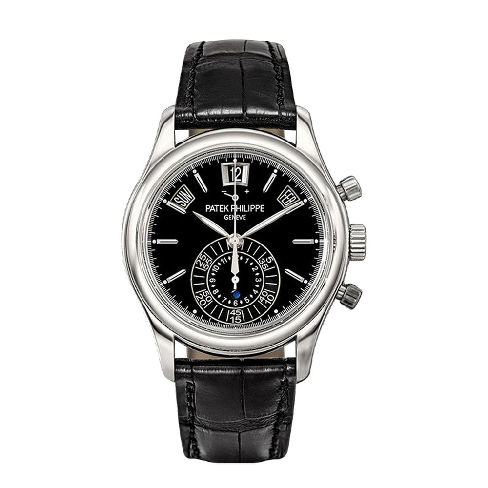 Patek Philippe Annual Calendar Chronograph 5960 Platinum / Black