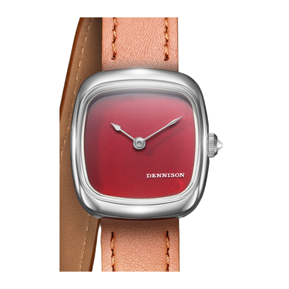 Dennison Mini Red Jasper In Steel