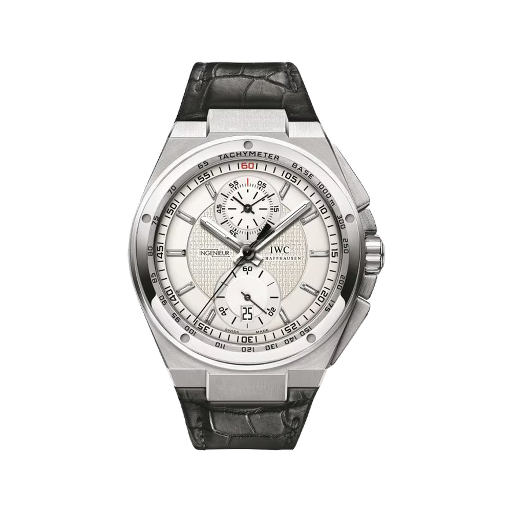 IWC Big Ingenieur Chronograph White Dial Straps