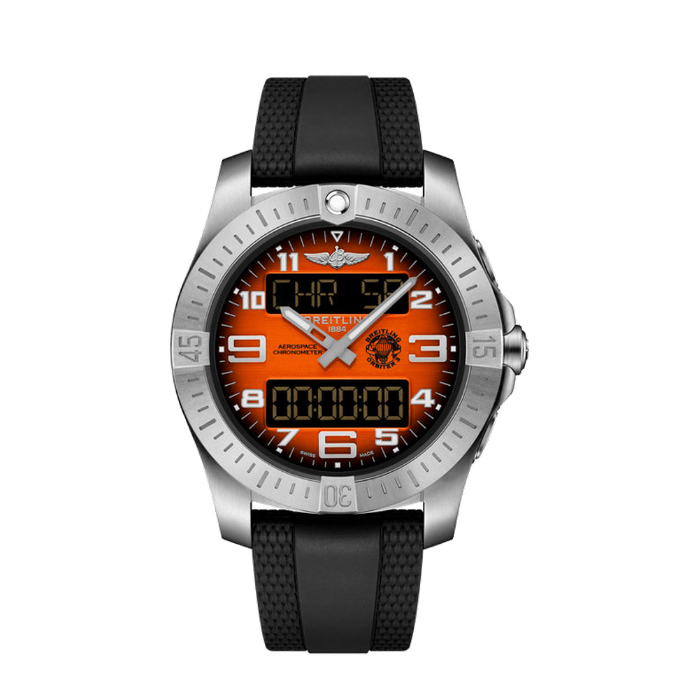 Breitling Aerospace B70 Orbiter Orange Dial Straps