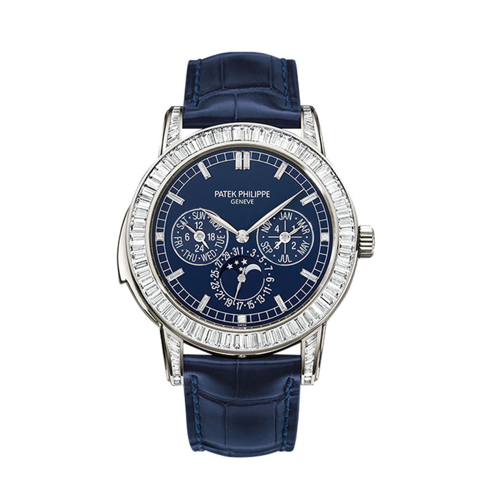Patek Philippe Minute Repeater Perpetual Calendar 5073P Blue Blue / Navy Dial Straps