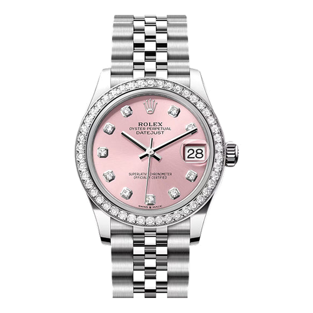 Rolex Datejust 31 Stainless Steel Diamond / Jubilee / Pink - Diamond