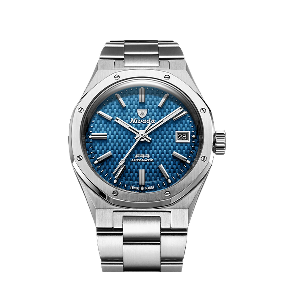 Nivada Grenchen F77 Sst Blue Mk1 - 37Mm