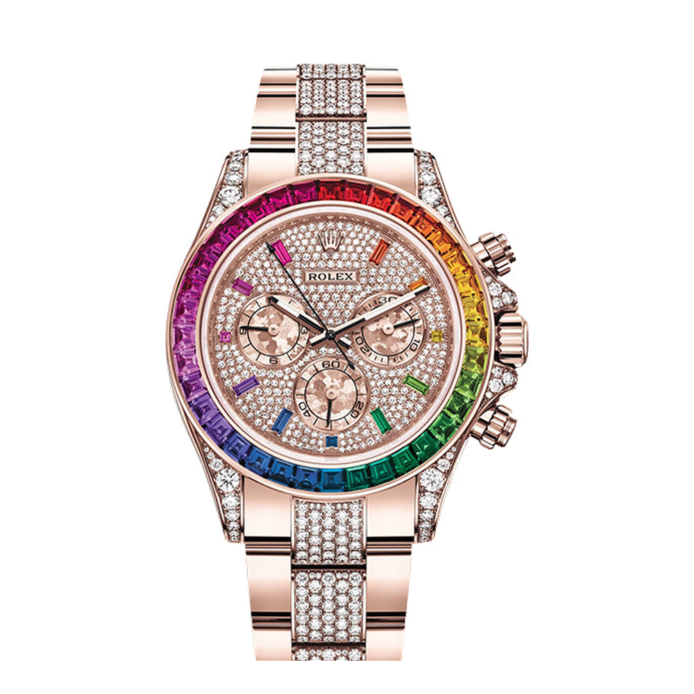 Rolex Cosmograph Daytona Everose / Rainbow Multi Dial Straps