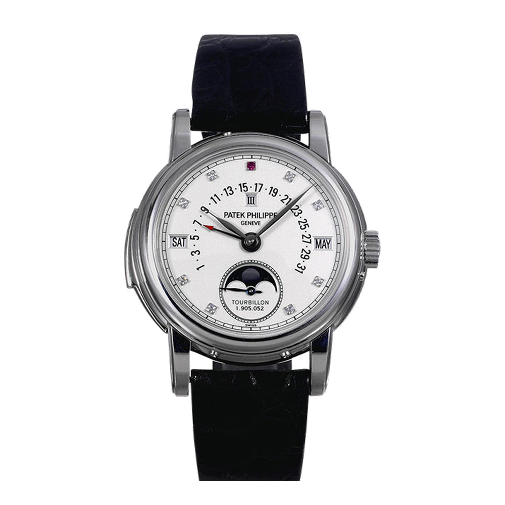 Patek Philippe Tourbillon Minute Repeater Perpetual Calendar 5016P White Diamond