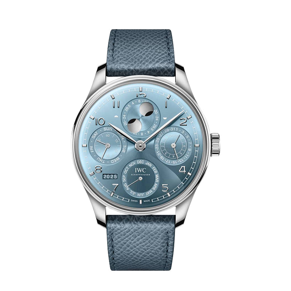 IWC Portugieser Perpetual Calendar 44 White Gold / Ice Blue