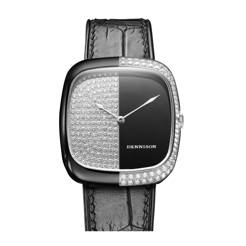 Dennison ALD Checker Draw Black Dial Straps