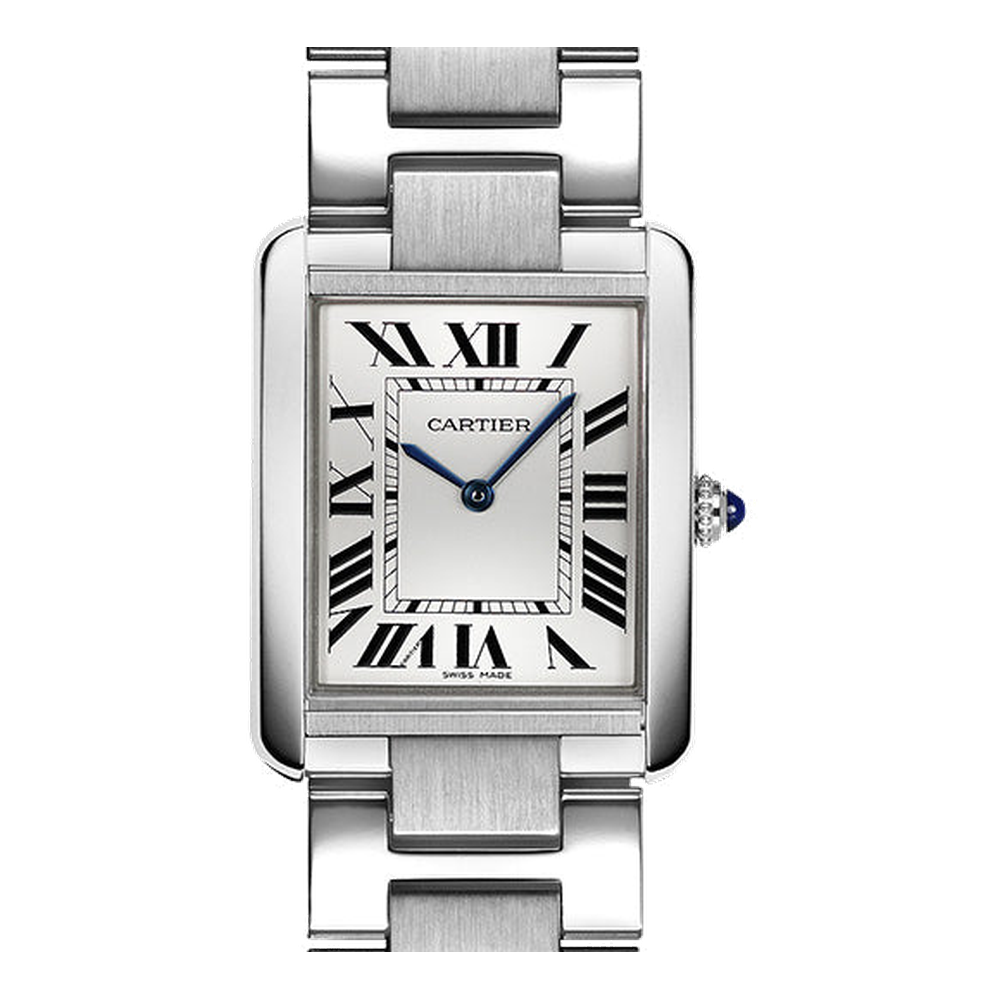 Cartier Tank Solo Large White Dial Straps