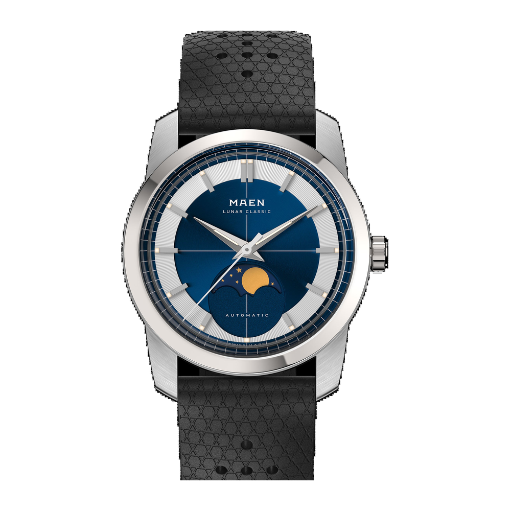 Maen Lunar Classic 36 - M7.1.2 Blue/Navy Dial Straps