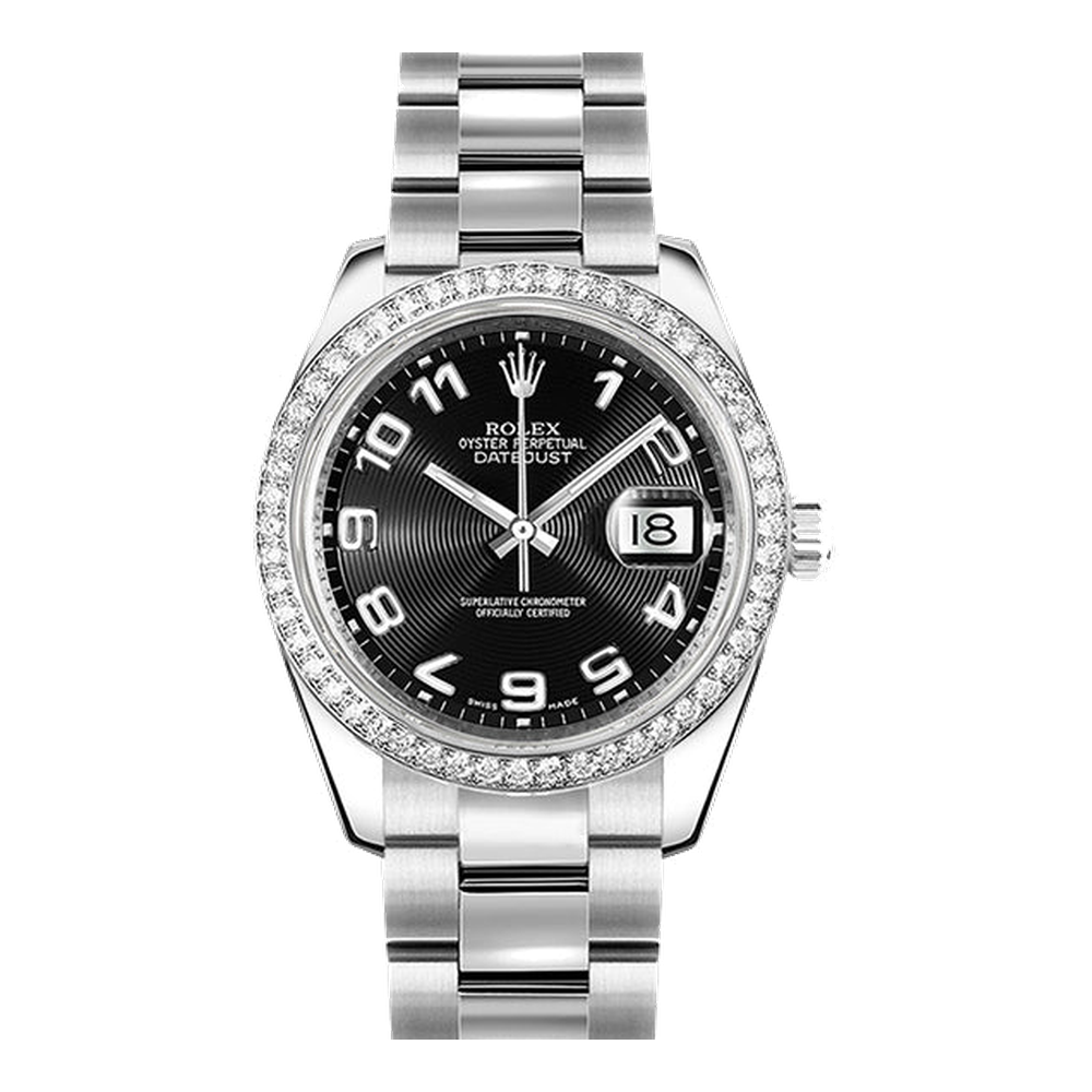 Rolex Datejust 31 Stainless Steel Diamond / Oyster / Black - Arabic