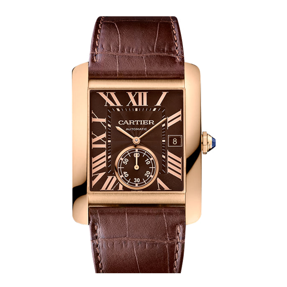 Cartier Tank MC 34.3 Pink Gold / Chocolate