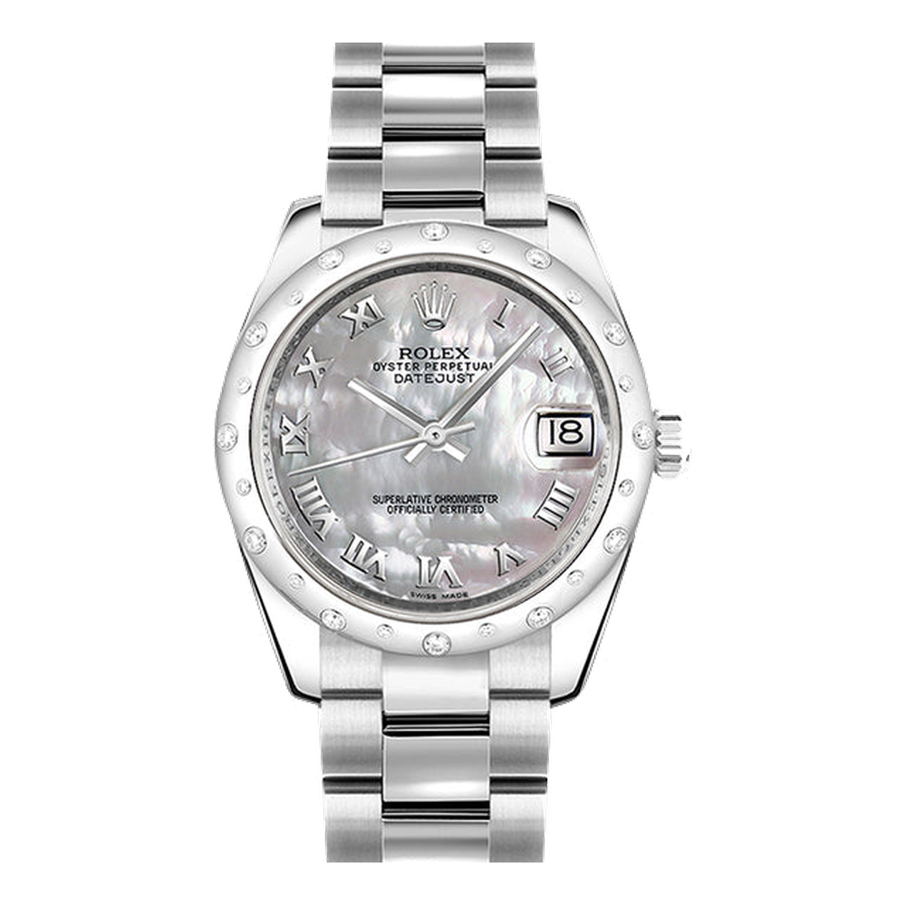 Rolex Datejust 31 Stainless Steel Domed Diamond / Oyster / MOP - Roman