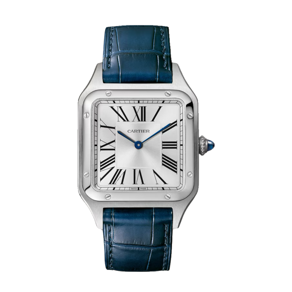 Cartier Santos-Dumont Large White Dial Straps