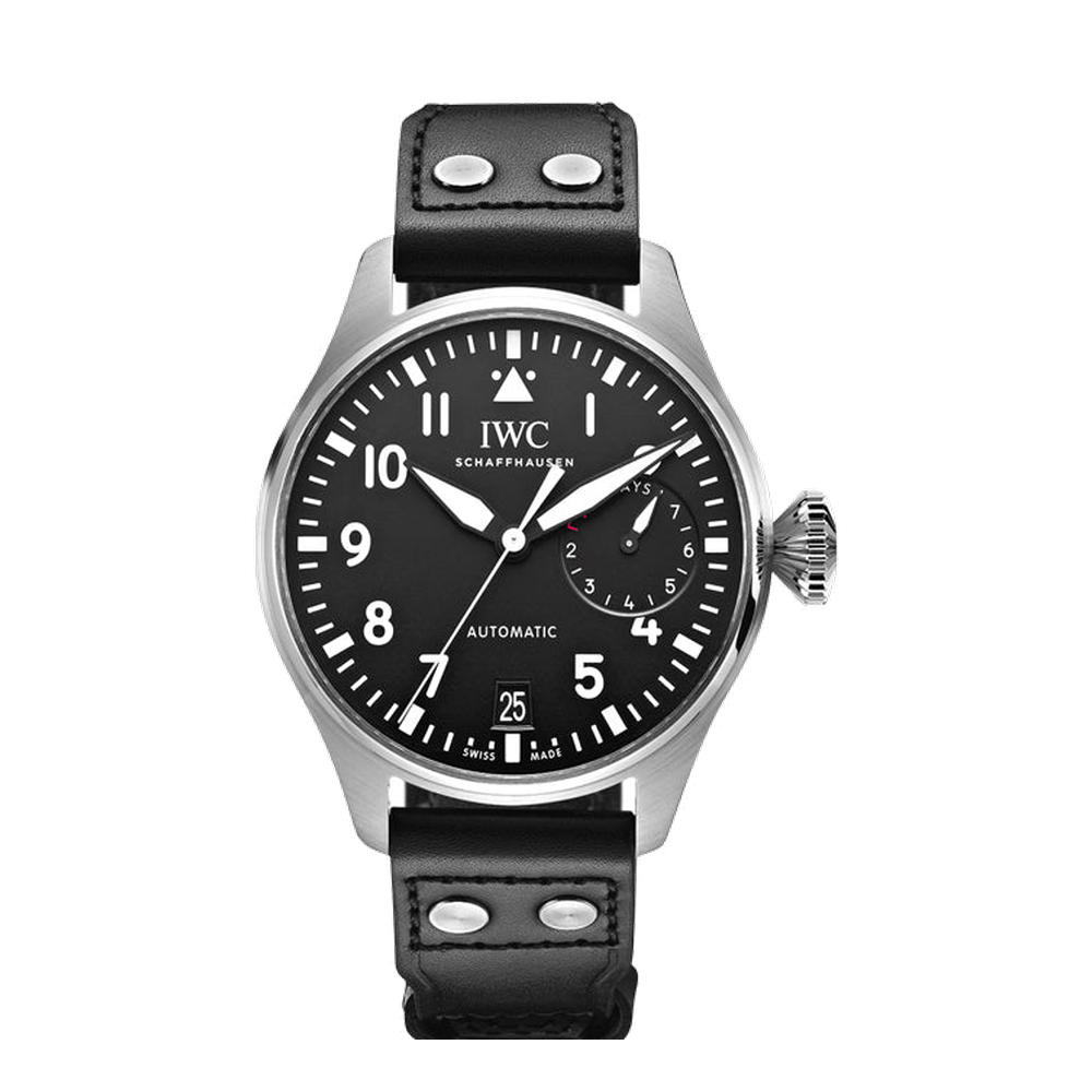 IWC Big Pilot's Watch Black Dial Straps
