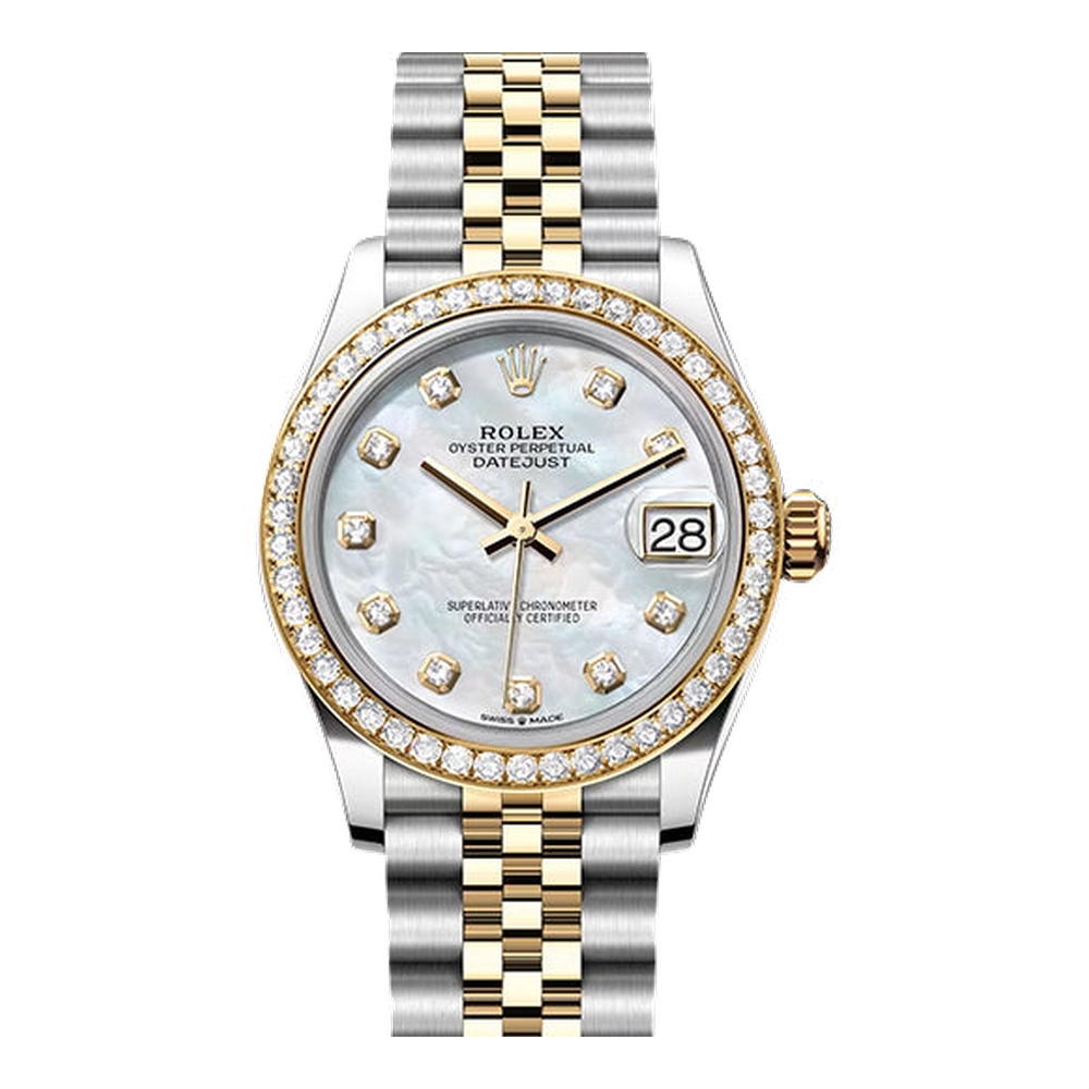 Rolex Datejust 31 Stainless Steel / Yellow Gold / Diamond / MOP / Jubilee