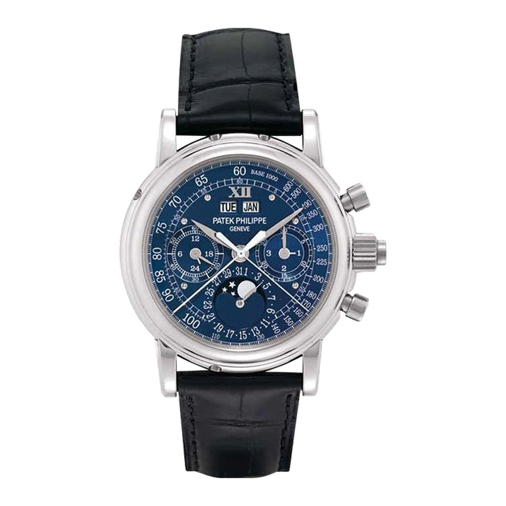 Patek Philippe Perpetual Calendar Split Seconds Chronograph 5004P Blue