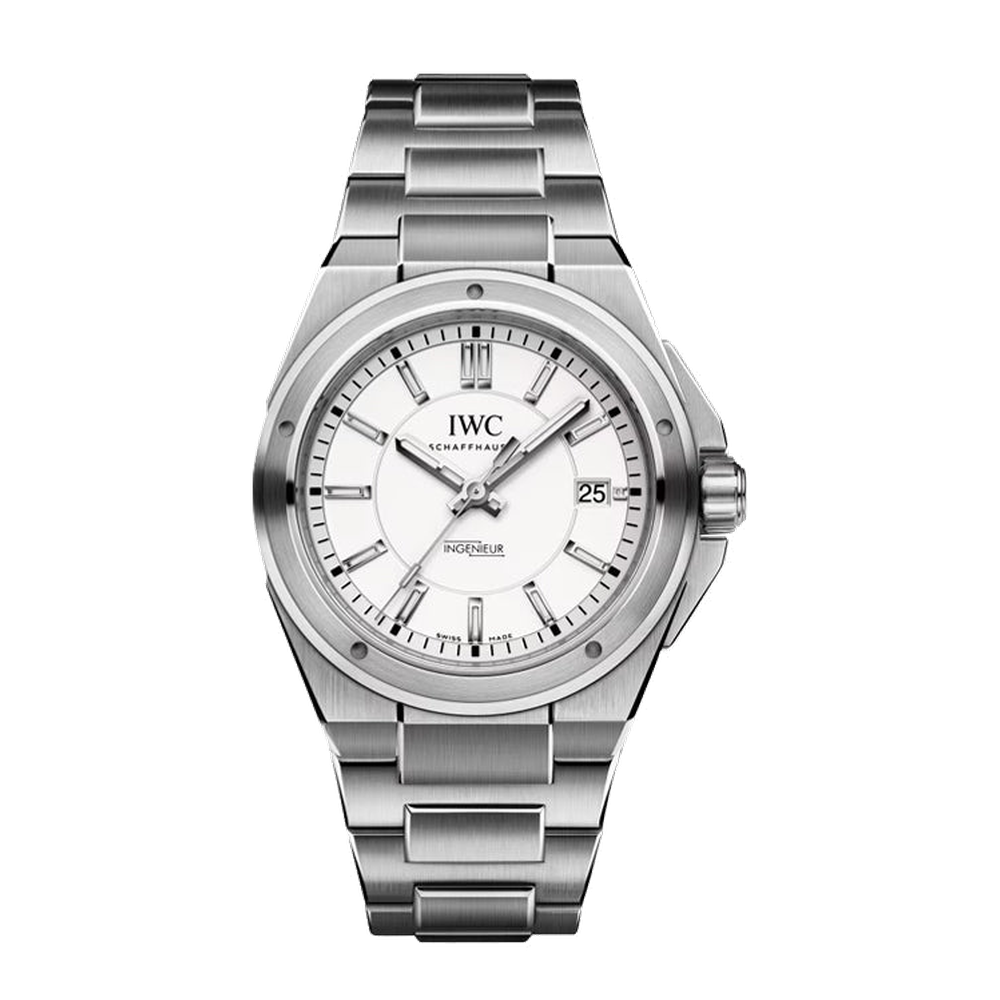 IWC Ingenieur Automatic White Dial Straps