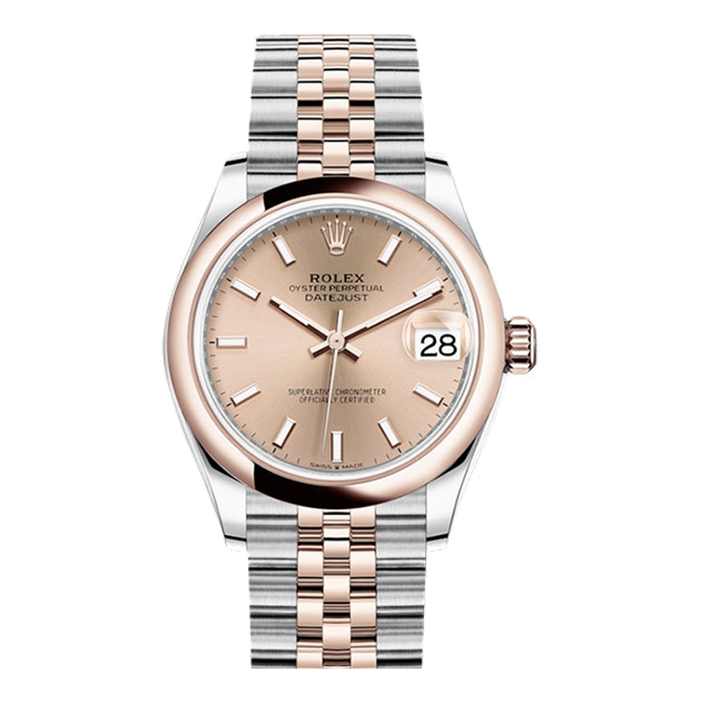 Rolex Datejust 31 Stainless Steel/ Rose Gold / Domed / Rose / Jubilee