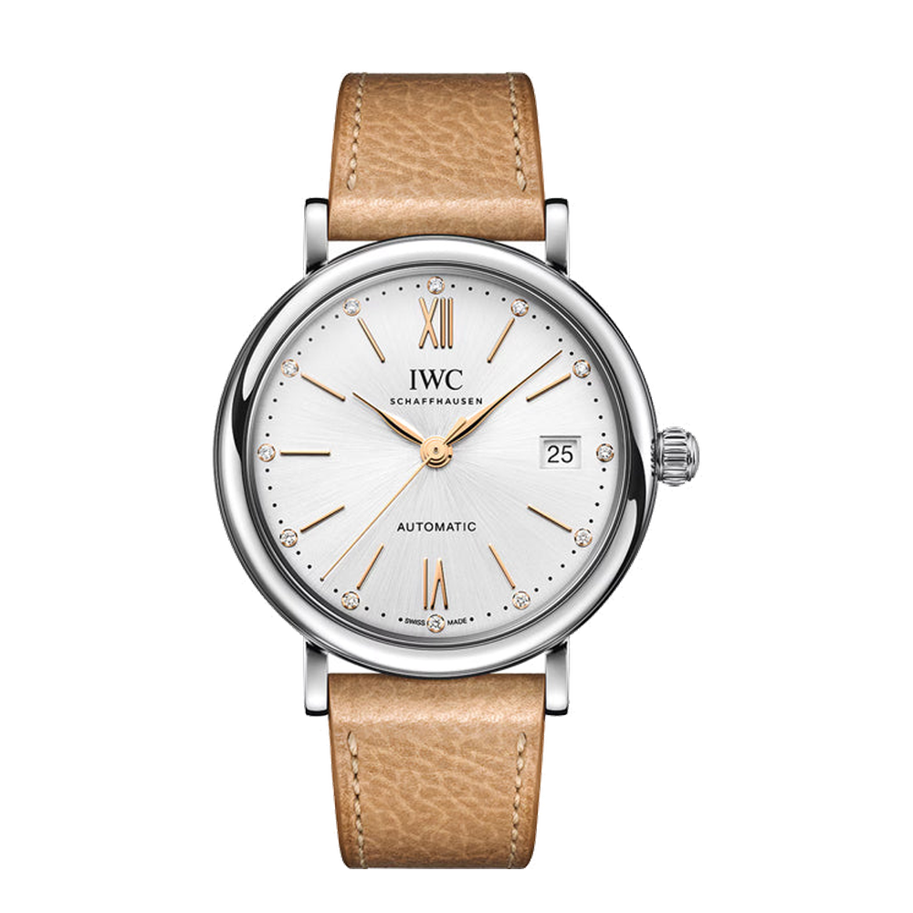 IWC Portofino Automatic 37 White Dial Straps