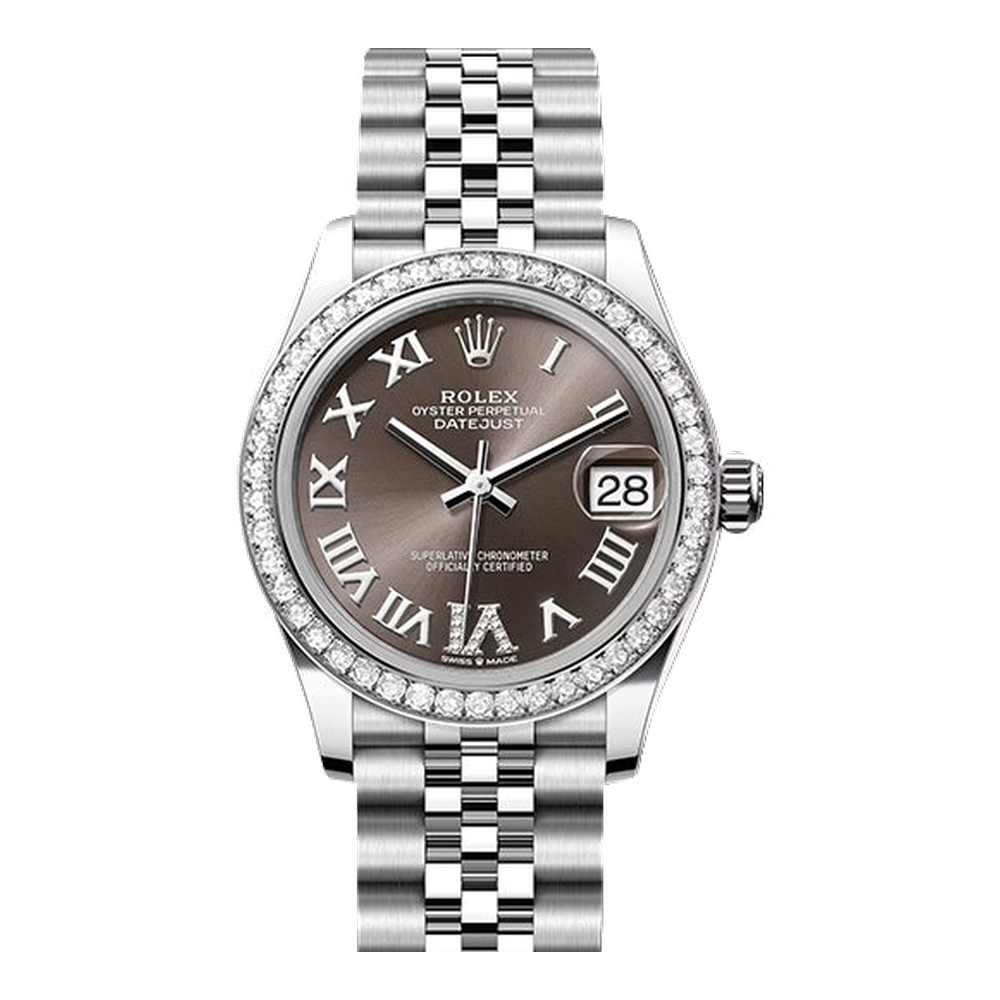 Rolex Datejust 31 Stainless Steel Diamond / Jubilee / Grey - Roman