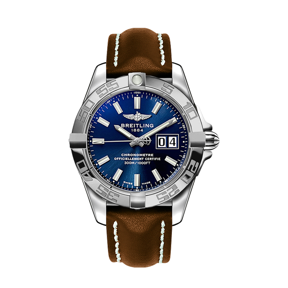 Breitling Stainless Steel / Horizon Blue Blue/Navy Dial Straps