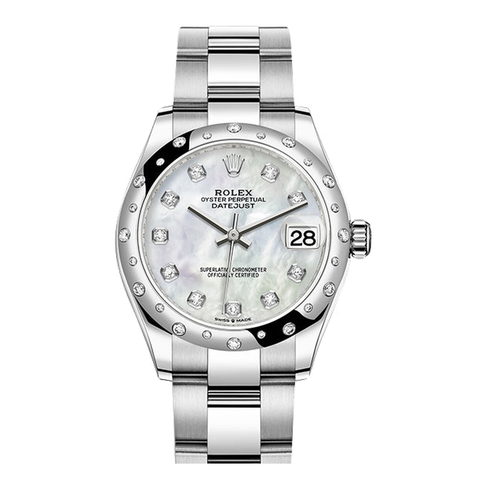 Rolex Datejust 31 Stainless Steel Domed Diamond / Oyster / MOP
