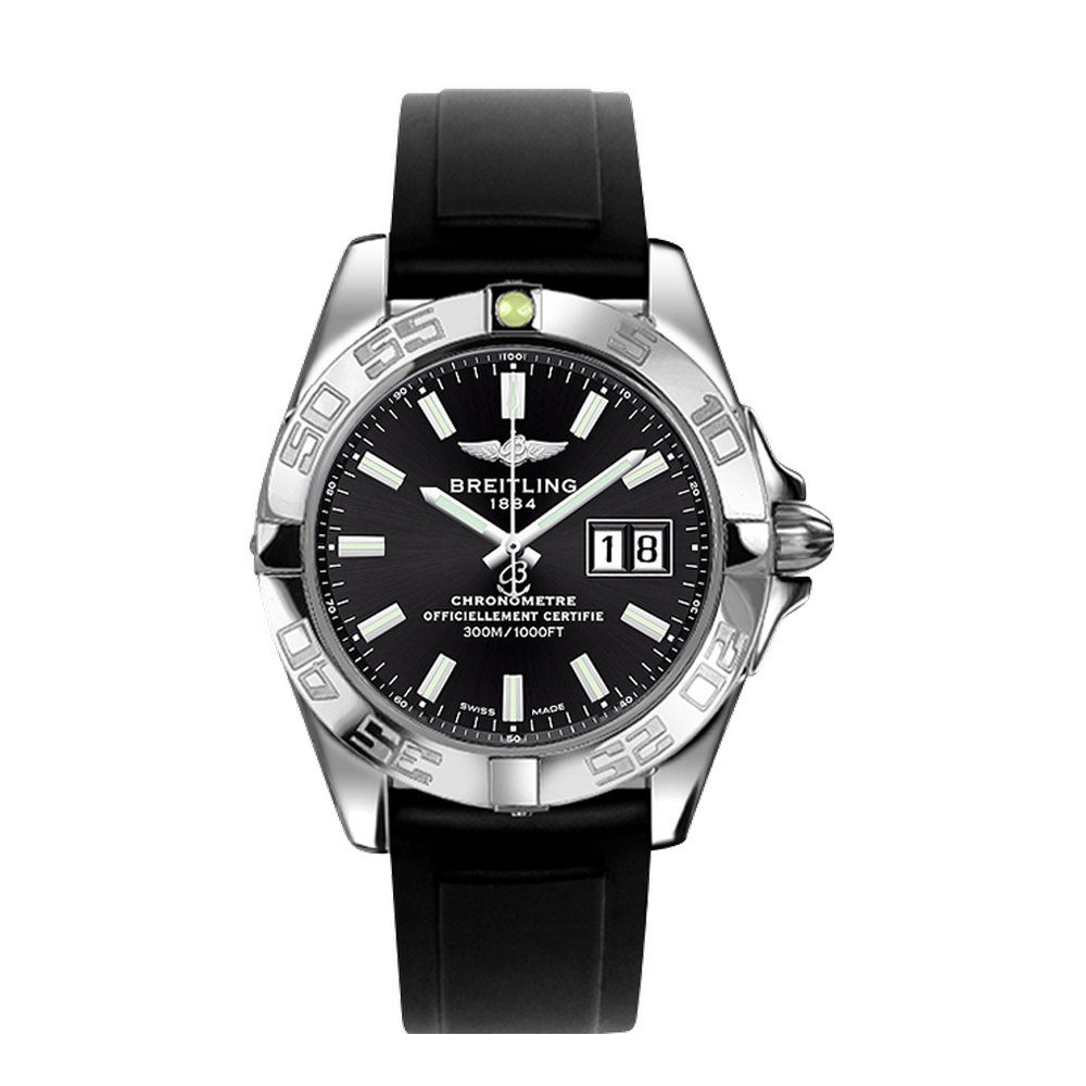 Breitling Stainless Steel / Onyx Black Black Dial Straps