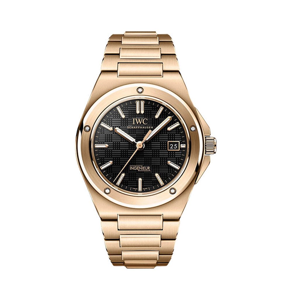 IWC Automatic 40 Black Dial Straps