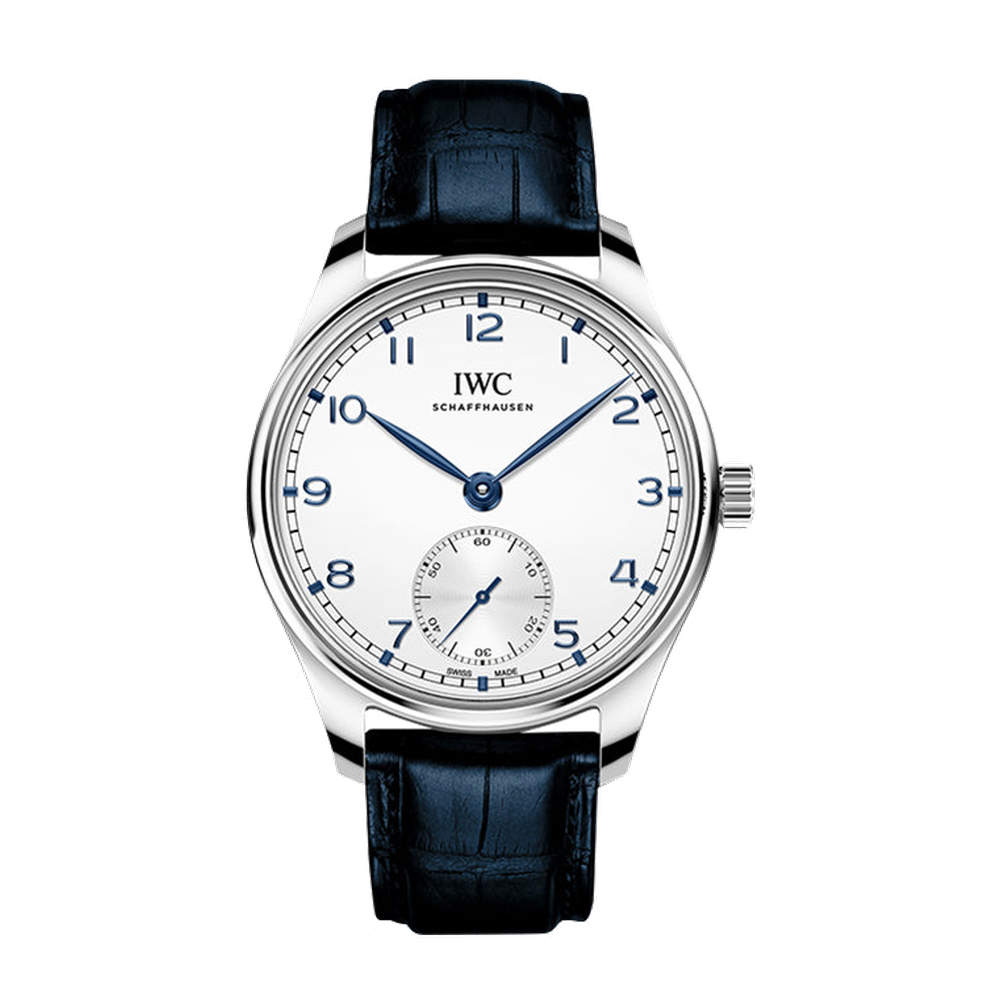 IWC Portugieser Automatic 40 Stainless Steel / Silver - Blue / Alligator